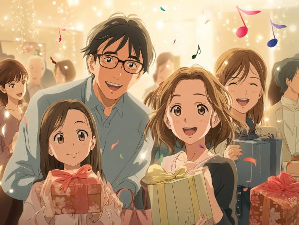 家族の節目サプライズ
